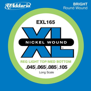 D'Addario EXL165 struny do gitary basowej 45-105