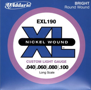 D'Addario EXL190 struny do gitary basowej 40-100