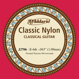 D'Addario J2706 E-6th struna do gitary klasycznej