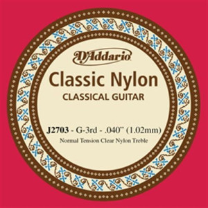 D'Addario J2703 G-3rd struna do gitary klasycznej