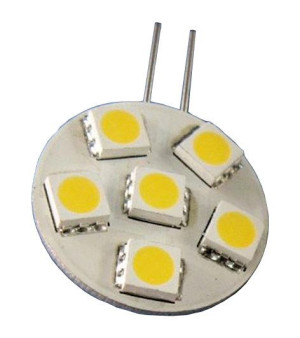 Lampa Led 5050 Smd Ww okrągłaG4-Ls 12V 6Pcs