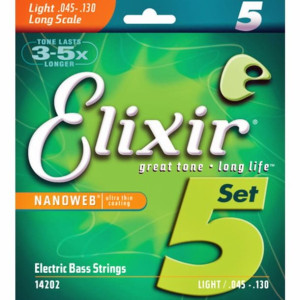 Elixir 14202 NW Light struny do gitary bas. 45-130