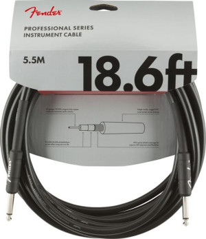 Fender Professional 18,6 BLK kabel instrument 5,5m