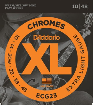 D'Addario ECG23 Flat struny do gitary elektr 10-48