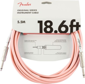 Fender Original 18,6' Shell Pink kabel instrument