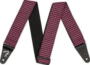 Fender 0990709056 Houndstooth Pink Pasek do gitary