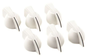 Fender 0073688049 Chicken Head Amp Knobs White