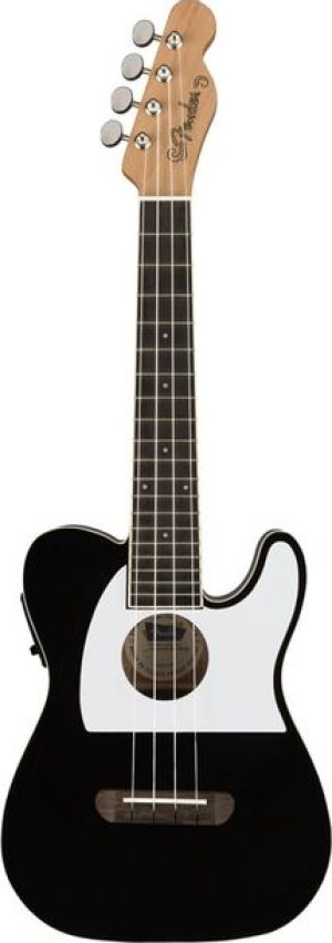 Fender Fullerton Tele ukulele koncertowe Black