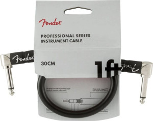 Fender Professional 1 BLK kabel instrument. 0,3m