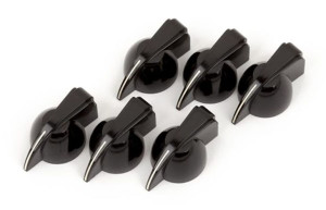 Fender 0990935000 Chicken Head Amp Knobs Black