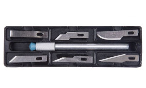 Nożyk Skalpel+ Ostrza 6Szt Ag607A