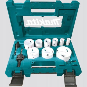 MAKITA zestaw otwornic 9 sztuk 19-68mm