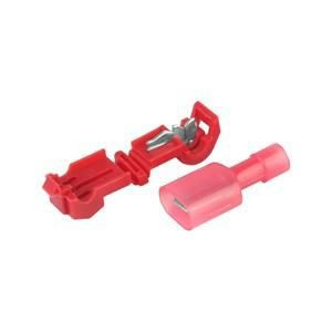 Szybkozłączki rozgałęźne typ-T czerwone0.5-1.5mm kw, 22-18 AWG, 15A max, 5