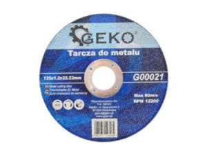 Tarcza Do Metalu 125x 1,2 Geko00021