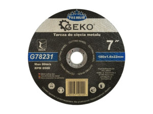 Tarcza do metalu Inox 180x1,6x22,23180x1,6x22,23 78231
