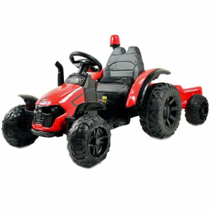 Traktor na akumulator z przyczepą kogutkoła EVA, miękkie siedzenie,2x 45 W
