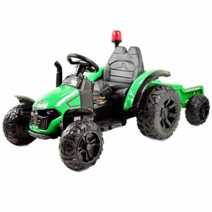 Traktor na akumulator z przyczepą kogutkoła EVA, miękkie siedzenie,2x 45 W