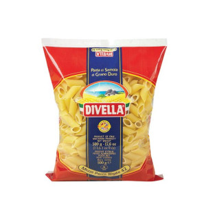 Divella Mezze Penne Rigate nr 42 - Makaron Penne (500 g)