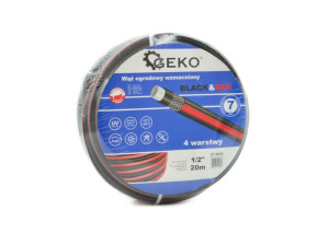 Wąż Ogrodowy wzmacniany 1/2" 30mBlack&Red 73693
