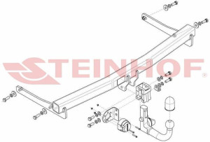 Hak holowniczy Steinhof  VW Passat CC 2008-2012