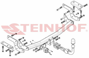 Hak holowniczy Steinhof SsangYong Tivoli 2015-2019