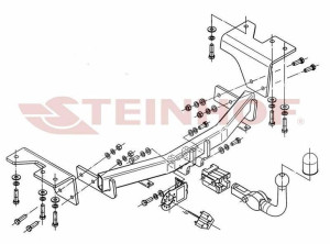 Hak holowniczy Steinhof Toyota Verso 2009-