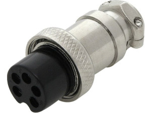 Wtyk Cb Mikrofonowy 5Pin Na Kabel/20-096#