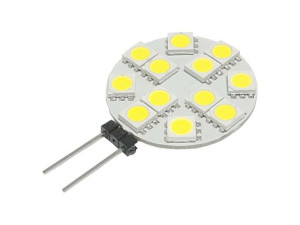 Żarówka 12Led G4 12V28Mm Biały Zimny2,5WSmd5050