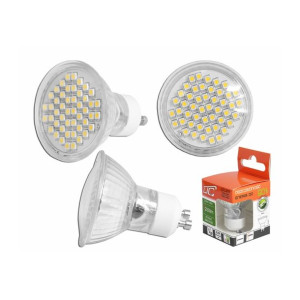 Żarówka 48Led Ltc Smd3528 Gu10/230Vciepły biały