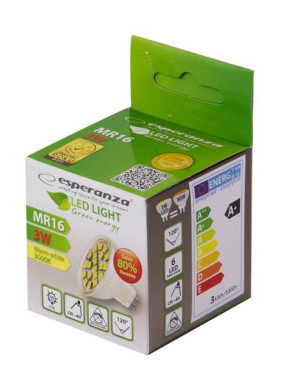 Żarówka Led Esperanza Mr16 3W 12VEll105