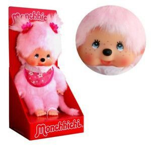Monchhichi Różowa  Małpka kwiatek 242894