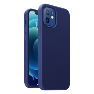 Ugreen gumowe elastyczne silikonowe etui pokrowiec iPhone 12 mini granatowy