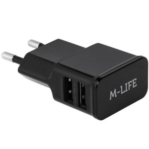 Ładowarka Sieciowa 2xusb 2000ma 5v Zasilacz