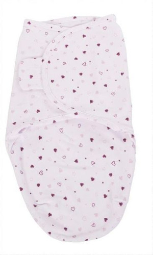 Otulacz bawełniany Lovely Hearts small do 4 m-cy Bo Jungle