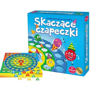Skaczące Czapeczki Gra Zręcznościowa Kukuryku 5+