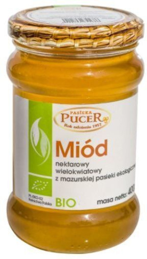 Miód Wielokwiatowy Nektarowy 400g - Pasieka Pucer