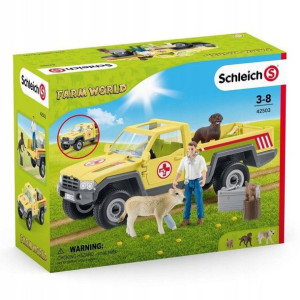 Schleich Farm 42503 Weterynarz z autem na farmie