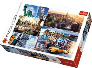Puzzle Trefl 4000 elementów Nowy Jork - Kolaż