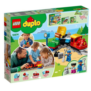 LEGO DUPLO Pociąg parowy 10874