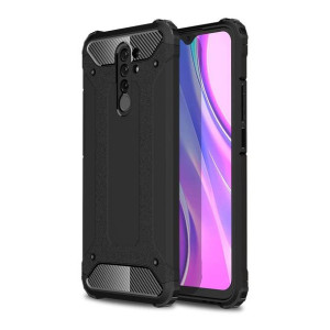 Hybrid Armor pancerne hybrydowe etui pokrowiec Xiaomi Redmi 9 czarny