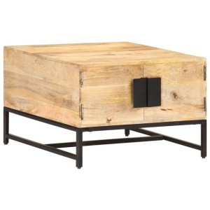 Stolik kawowy, 67 x 67 x 45 cm, lite drewno mango