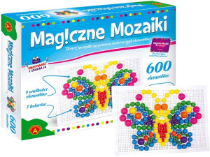 ALEXANDER MAGICZNE MOZAIKI 600el Kreatywne Pinezki