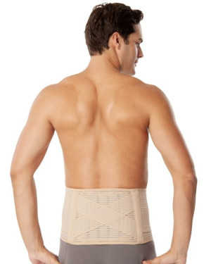 Pas elastyczny lędźwiowo-krzyżowy (20 cm) z oddychającej tkaniny 145 L