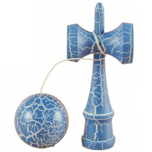 Kendama Drewniana Japońska Gra Zręcznościowa Niebieska