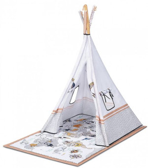 Kinderkraft Tippy - mata edukacyjna 3w1