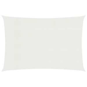Żagiel przeciwsłoneczny, 160 g/m², biały, 5x8 m, HDPE