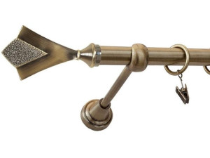 Karnisz ozdobny WZ 3 , 200 cm, kolor Złoty antyk