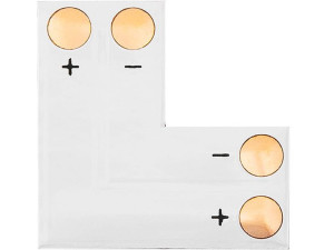 Konektor do taśm LED łącznik 10mm LED, 2 pin, Typ L