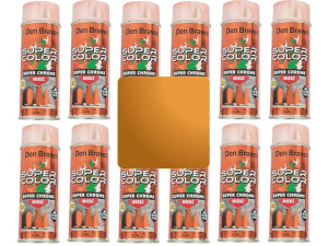 Farba w sprayu Super Chrome Efekt lustra miedź, 11szt + 1 gratis