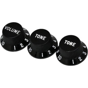 Fender 0991365000 gałki gitarowe volume/tone black